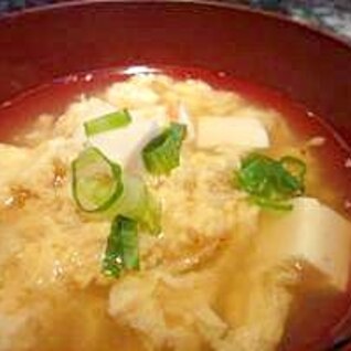 豆腐とカニ缶の中華風★卵スープ♪